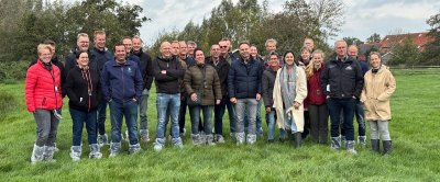 De gebuikelijke groepsfoto van de Koeien & Kansen-deelnemers  mocht natuurlijk niet ontbreken